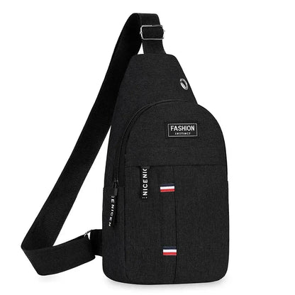 Chest Bag Men's One Shoulder Crossbody Bag Large Capacity Outdoor Sports And Leisure Fashion Small Shoulder Bag Large Capacit