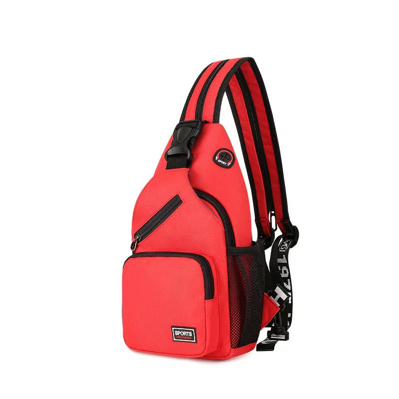 Chest Bag Men's One Shoulder Crossbody Bag Large Capacity Outdoor Sports And Leisure Fashion Small Shoulder Bag Large Capacit