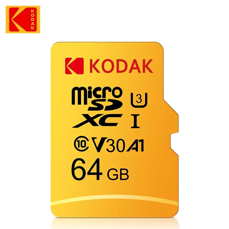 Kodak Micro SD Card Mini SD Class10 32GB 64GB 128GB 256GB High Speed Write Super Compatibility Phone Camera Meomory Card