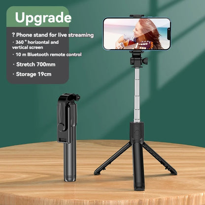 Bluetooth Wireless 67CM Selfie Stick Mini Tripod Extendable Monopod Remote Shutter for Android IOS 2024 Latest Hot Phone Holder