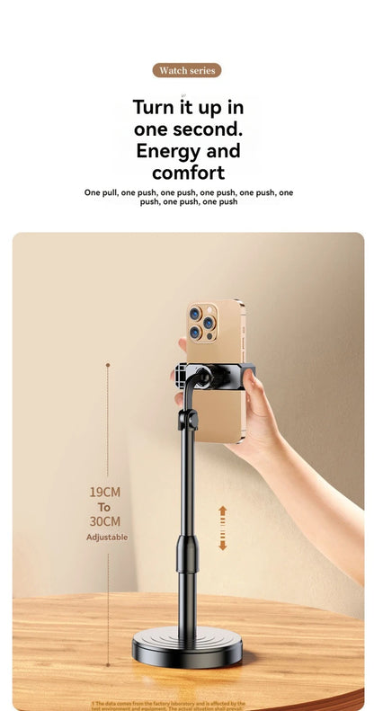 Desktop Tripod for Phone Smartphone Iphone with Phone Holder Stand Bracket Tripe for Mobile Telefoon Statief Stand Table