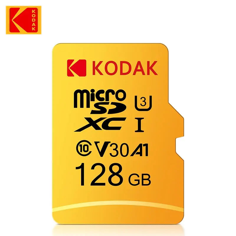 Kodak Micro SD Card Mini SD Class10 32GB 64GB 128GB 256GB High Speed Write Super Compatibility Phone Camera Meomory Card