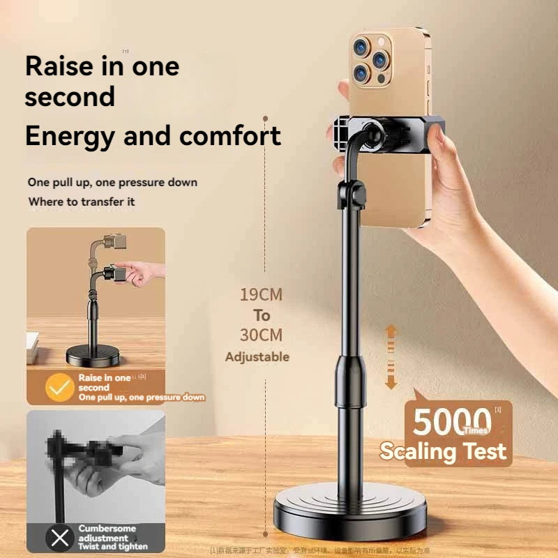 Desktop Tripod for Phone Smartphone Iphone with Phone Holder Stand Bracket Tripe for Mobile Telefoon Statief Stand Table