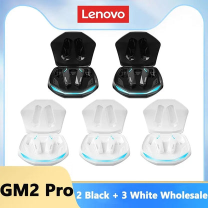 Choice Lenovo GM2 Pro Wireless Bluetooth 5.3 Earphones Gaming Low Latency Dual Mode Music Earbuds Sports In-Ear Headset With Mic