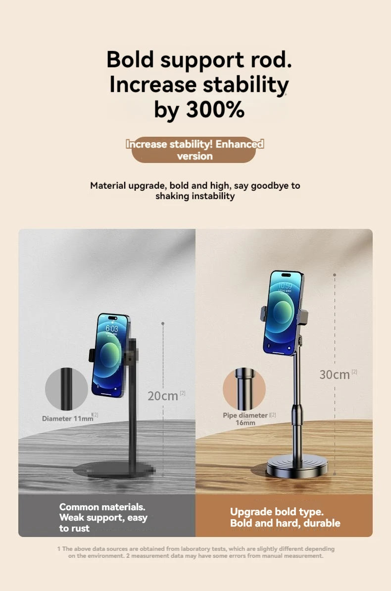 Desktop Tripod for Phone Smartphone Iphone with Phone Holder Stand Bracket Tripe for Mobile Telefoon Statief Stand Table