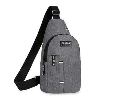 Chest Bag Men's One Shoulder Crossbody Bag Large Capacity Outdoor Sports And Leisure Fashion Small Shoulder Bag Large Capacit